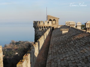 Castello di Bracciano, particolare camminamento.