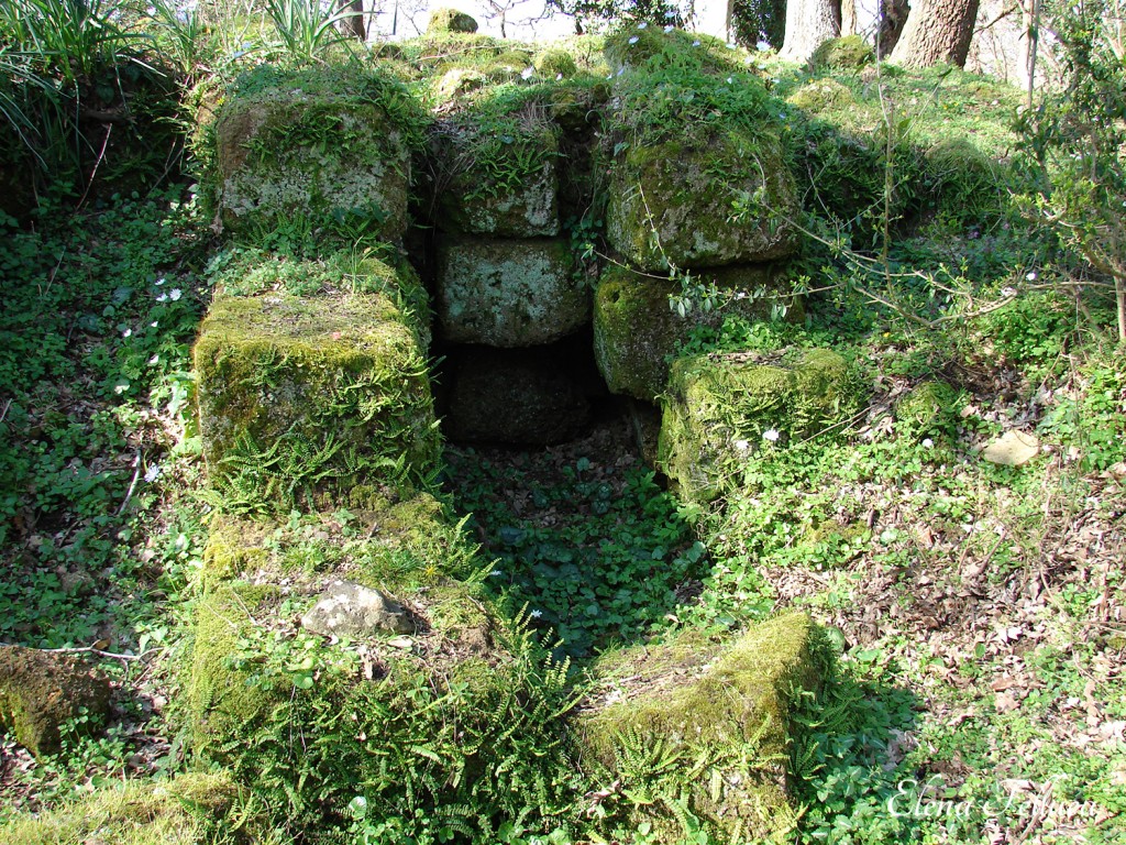 Bracciano, resti della presunta fortezza etrusca.